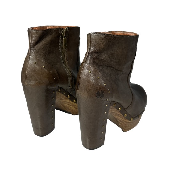 Lucky Brand Terrace Studded Platform Bootie, Brown, Size 6 - Picture 4 of 6